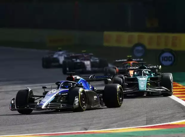 Titel-Bild zur News: Alexander Albon, Lance Stroll, Lando Norris