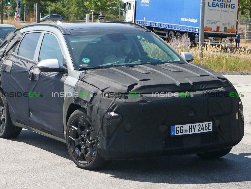 Hyundai Kona Elektro (2023) als Erlkönig
