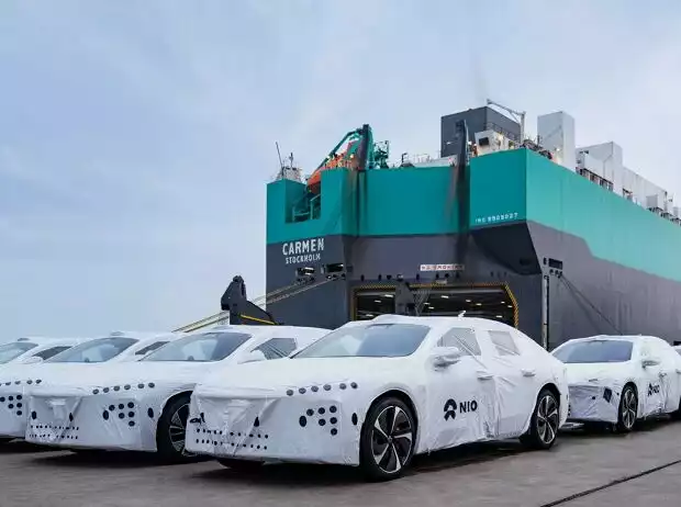Erste Charge elektrischer Limousinen NIO ET7 setzt die Segel nach Europa Titel-Bild zur News: Erste Charge elektrischer Limousinen NIO ET7 setzt die Segel nach Europa