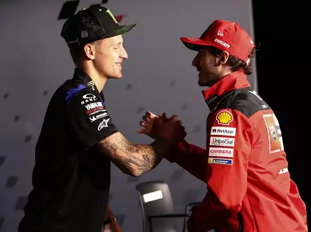 Fabio Quartararo, Francesco Bagnaia Titel-Bild zur News: Fabio Quartararo, Francesco Bagnaia