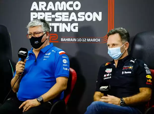 Otmar Szafnauer, Christian Horner Titel-Bild zur News: Otmar Szafnauer, Christian Horner