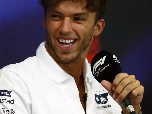 Pierre Gasly in der Formel-1-Pressekonferenz Titel-Bild zur News: Pierre Gasly in der Formel-1-Pressekonferenz