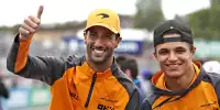 Bild zum Inhalt: Lando Norris versichert: Alles gut zwischen mir und Daniel Ricciardo