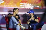 George Russell (Mercedes) und Max Verstappen (Red Bull) 