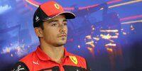 Charles Leclerc (Ferrari) in der Pressekonferenz vor dem Formel-1-Rennen in Zandvoort 2022