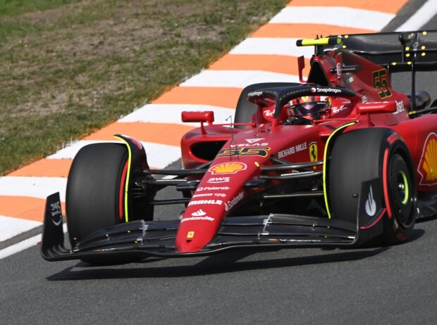 Titel-Bild zur News: Carlos Sainz im Ferrari F1-75 in Zandvoort 2022