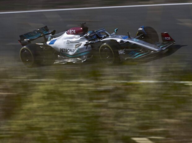 Titel-Bild zur News: George Russell (Mercedes W13) im Training zum Formel-1-Rennen in Zandvoort 2022