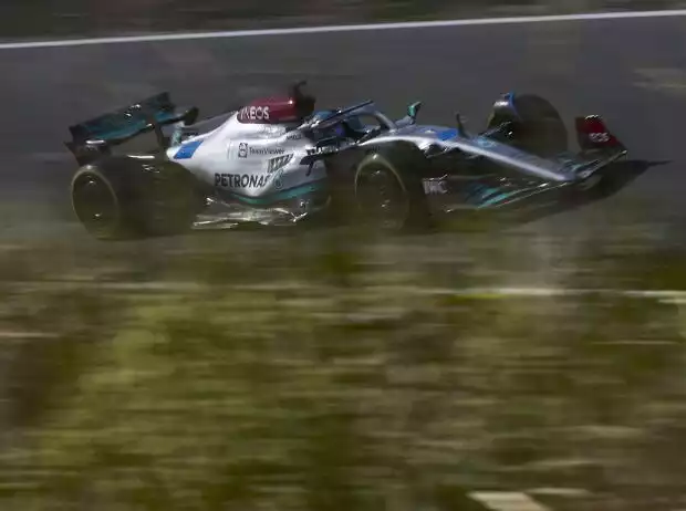 George Russell (Mercedes W13) im Training zum Formel-1-Rennen in Zandvoort 2022 Titel-Bild zur News: George Russell (Mercedes W13) im Training zum Formel-1-Rennen in Zandvoort 2022