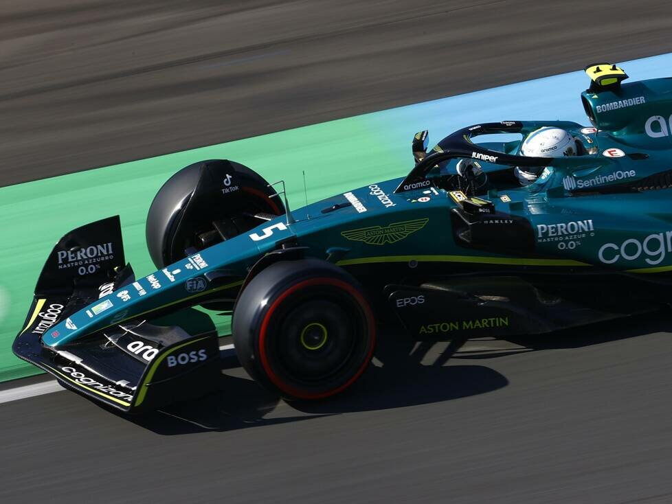 Sebastian Vettel im Aston Martin AMR22 in Zandvoort 2022