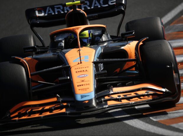 Titel-Bild zur News: Lando Norris (McLaren MCL36) im Qualifying zum Formel-1-Rennen in Zandvoort 2022