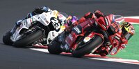Bild zum Inhalt: MotoGP Misano: Vierter Sieg in Folge! Bagnaia wehrt Bastianini hauchdünn ab