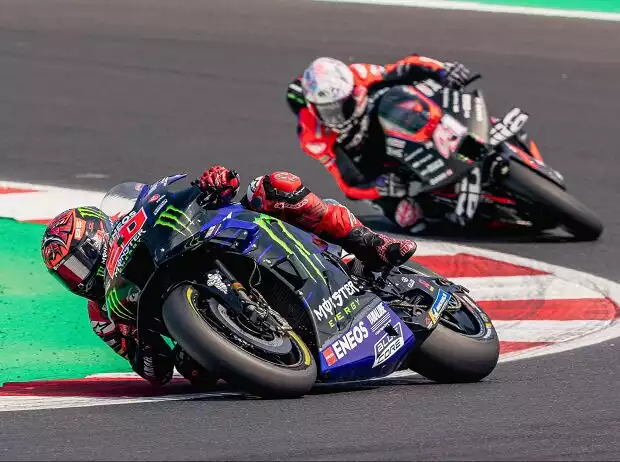 Fabio Quartararo, Aleix Espargaro Titel-Bild zur News: Fabio Quartararo, Aleix Espargaro