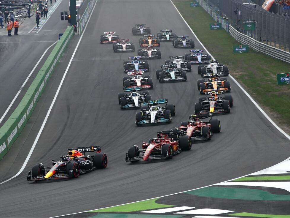 Max Verstappen, Charles Leclerc, Carlos Sainz, Lewis Hamilton, Sergio Perez, George Russell, Lando Norris, Mick Schumacher
