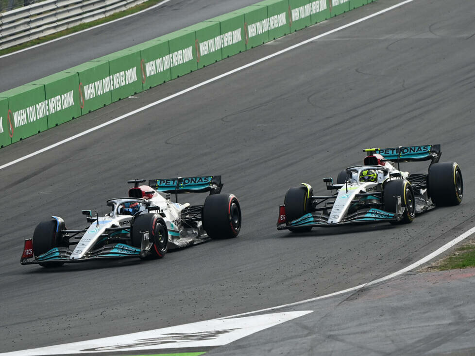 George Russell, Lewis Hamilton