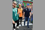 Sebastian Vettel (Aston Martin), Lando Norris (McLaren) und Max Verstappen (Red Bull) 