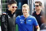 Esteban Ocon (Alpine) und Mick Schumacher (Haas) 