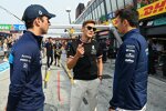 Alexander Albon (Williams), George Russell (Mercedes) und Nicholas Latifi (Williams) 