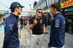 Alexander Albon (Williams), George Russell (Mercedes) und Nicholas Latifi (Williams) 