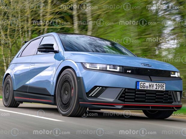 Hyundai Ioniq 5 N als Rendering Hyundai Ioniq 5 N als Rendering