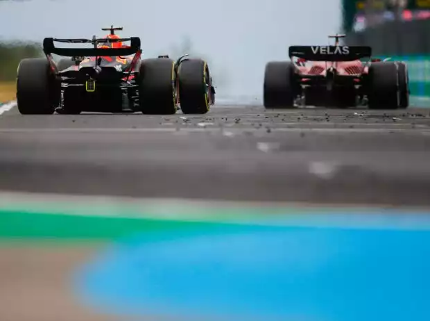 Charles Leclerc, Max Verstappen Titel-Bild zur News: Charles Leclerc, Max Verstappen