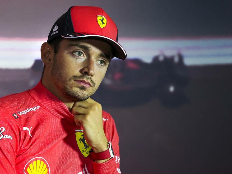 Charles Leclerc in der Pressekonferenz nach dem Rennen in Zandvoort