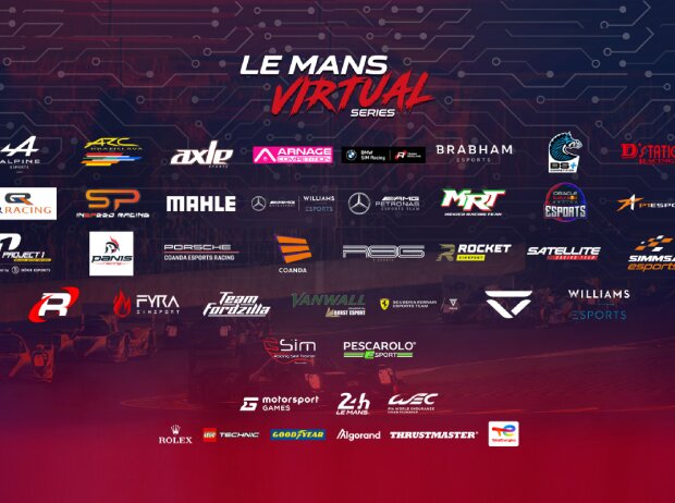Teams für die Le Mans Virtual Series (LMVS) 2022/23