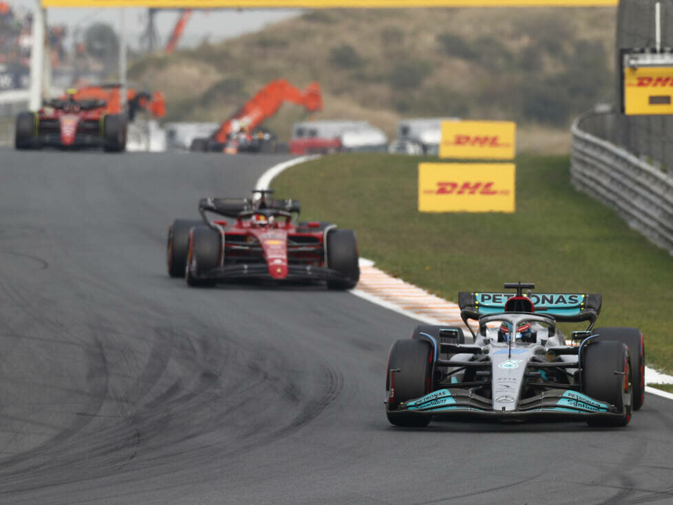 George Russell, Charles Leclerc, Carlos Sainz