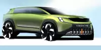 Bild zum Inhalt: Skoda Vision 7S Concept (2022): Studie eines markanten Crossovers