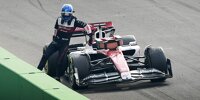 Valtteri Bottas (Alfa Romeo) scheidet beim Formel-1-Rennen in Zandvoort aus