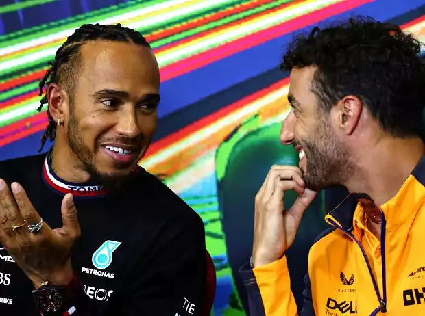 Lewis Hamilton, Daniel Ricciardo Titel-Bild zur News: Lewis Hamilton, Daniel Ricciardo
