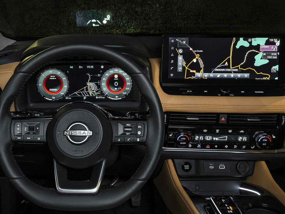 Cockpit des neuen Nissan X-Trail