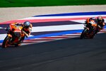 Pol Espargaro (Honda) und Dani Pedrosa (KTM)