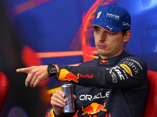 Max Verstappen in der Formel-1-Pressekonferenz 2022