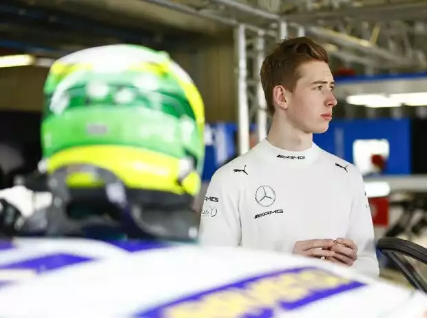 Winward-Mercedes-Pilot David Schumacher und sein Mercedes-AMG GT3 für die DTM-Saison 2022 Titel-Bild zur News: Winward-Mercedes-Pilot David Schumacher und sein Mercedes-AMG GT3 für die DTM-Saison 2022