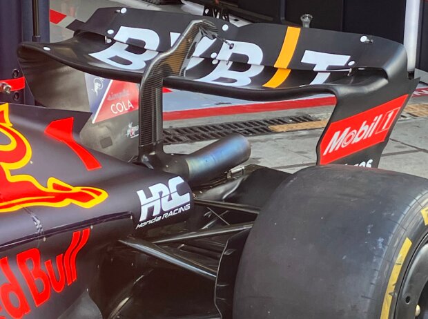 Red Bull RB18: Heckflügel, GP Italien 2022 in Monza Red Bull RB18: Heckflügel, GP Italien 2022 in Monza