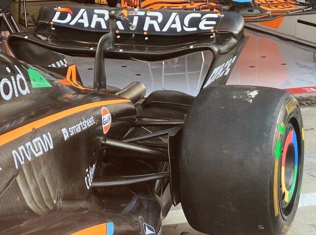 McLaren MCL36: Heckflügel, GP Italien 2022 in Monza McLaren MCL36: Heckflügel, GP Italien 2022 in Monza