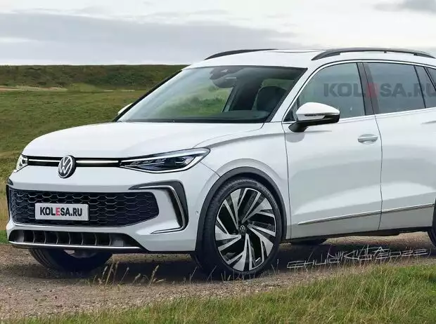 VW Tiguan (2023) im Rendering von Kolesa Titel-Bild zur News: VW Tiguan (2023) im Rendering von Kolesa