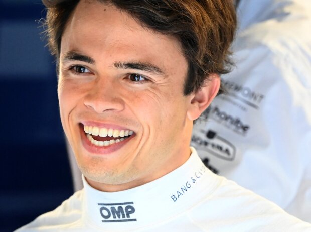 Williams-Ersatzfahrer Nyck de Vries bei seinem Grand-Prix-Debüt in Monza 2022 Williams-Ersatzfahrer Nyck de Vries bei seinem Grand-Prix-Debüt in Monza 2022