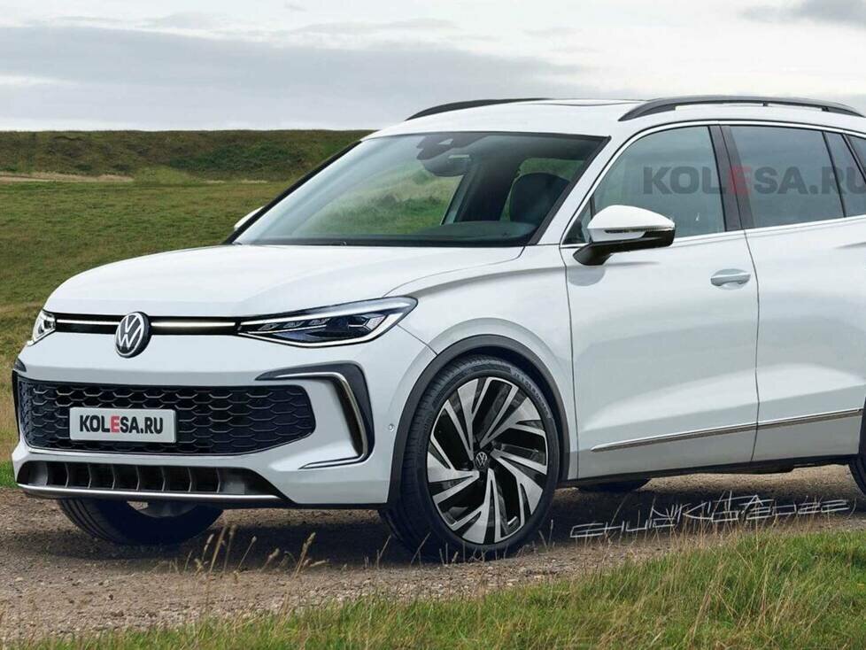 VW Tiguan (2023) im Rendering von Kolesa