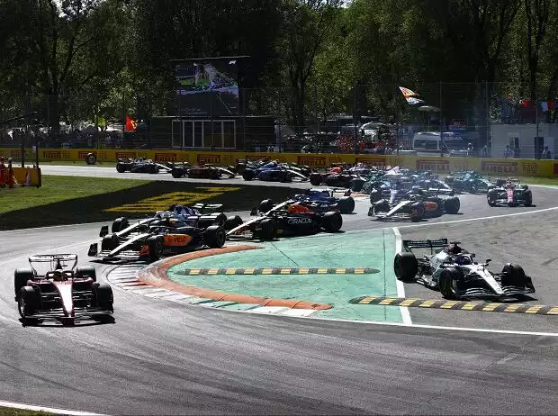 Charles Leclerc, George Russell, Daniel Ricciardo, Max Verstappen, Pierre Gasly Titel-Bild zur News: Charles Leclerc, George Russell, Daniel Ricciardo, Max Verstappen, Pierre Gasly