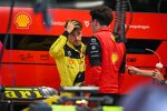 Charles Leclerc (Ferrari) und Mattia Binotto (Ferrari) 