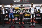 Toprak Razgatlioglu, Jonathan Rea und Scott Redding 