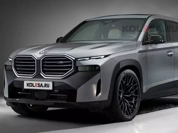 Rendering der BMW XM-Serienversion Titel-Bild zur News: Rendering der BMW XM-Serienversion