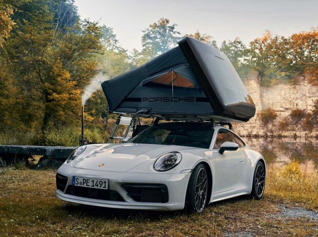 Titel-Bild zur News: Porsche Tequipment Dachzelt