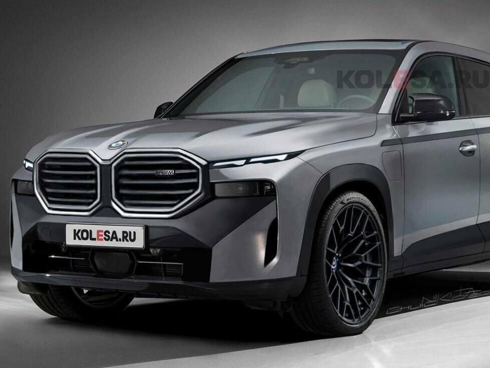 Rendering der BMW XM-Serienversion
