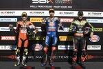 Alvaro Bautista, Toprak Razgatlioglu und Jonathan Rea 