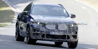 Bild zum Inhalt: BMW X6 M (2023) bei Facelift-Tests mit minimaler Tarnung erwischt
