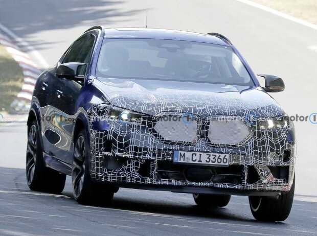 Titel-Bild zur News: BMW X6 M (Erlkönigbilder) auf dem Nürburgring