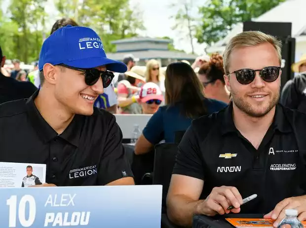 Alex Palou, Felix Rosenqvist Titel-Bild zur News: Alex Palou, Felix Rosenqvist
