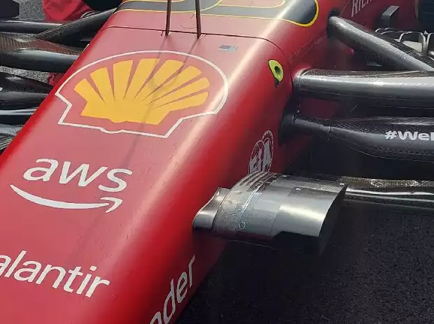 Die Kreiselkamera am Ferrari von Carlos Sainz Titel-Bild zur News: Die Kreiselkamera am Ferrari von Carlos Sainz